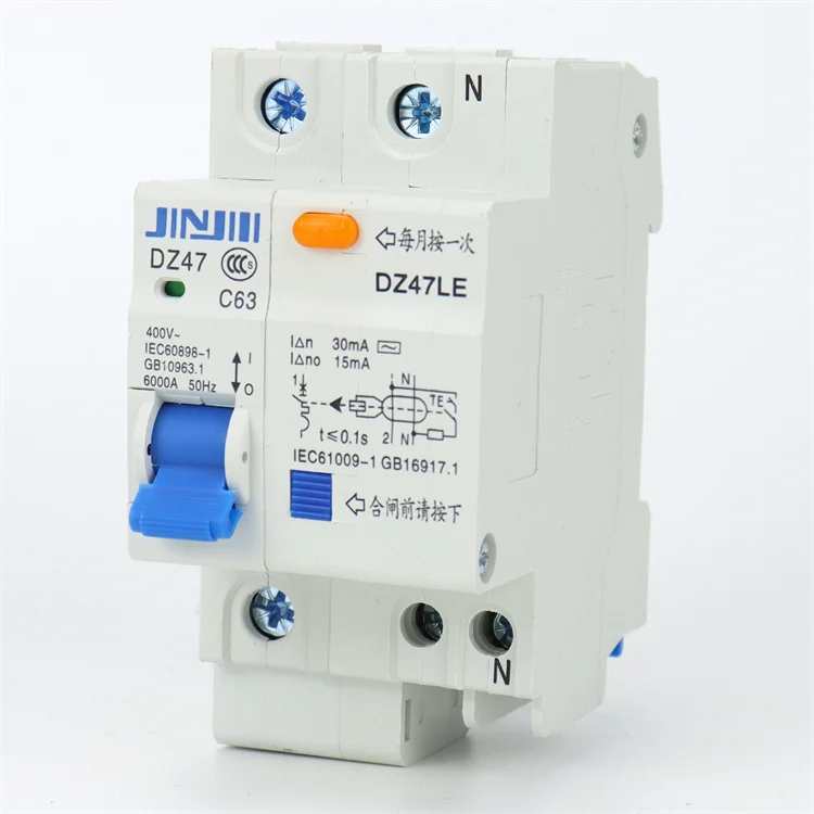 Сделано в Китае 240V/415V 1A 3A 6A 10A 16A 20A 25A 32A 40A 50A 63A автомат защити цепи утечки земли