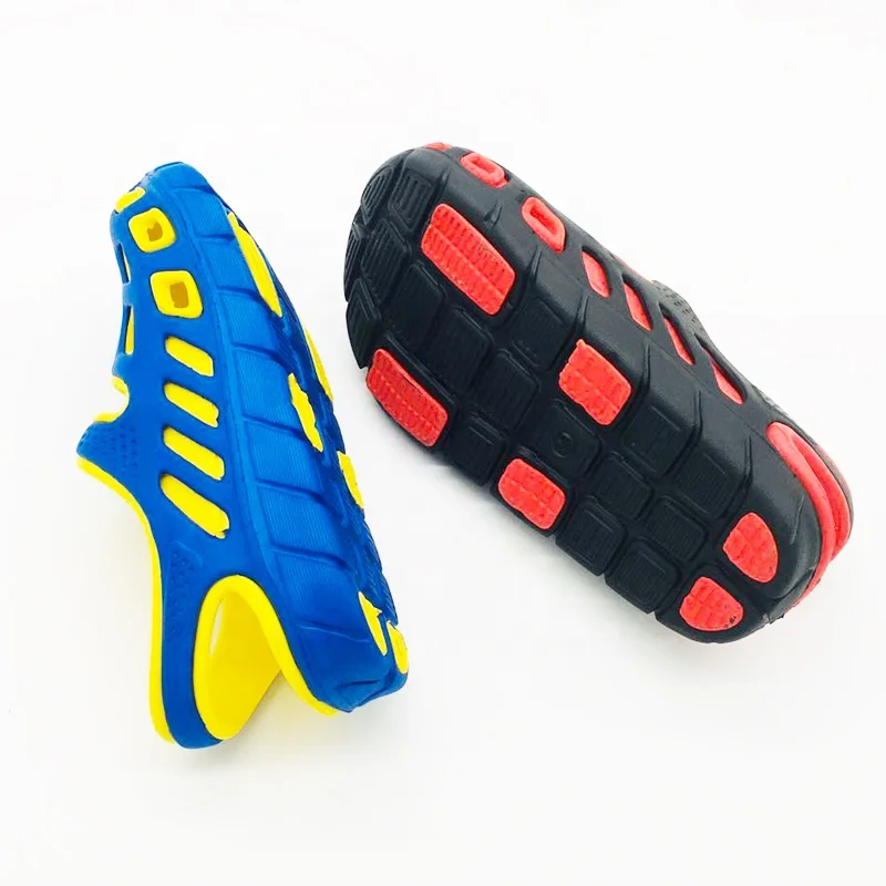 Wholesale breathable lightweight soft Kids EVA clogs garden shoes children custom logo foam slide beach sandals for boy girl
