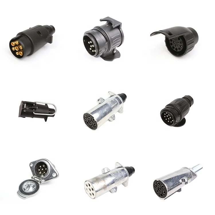 Европейский Водонепроницаемые фары 12v/24v прицеп трейлера разъема гнезда штепсельной вилки