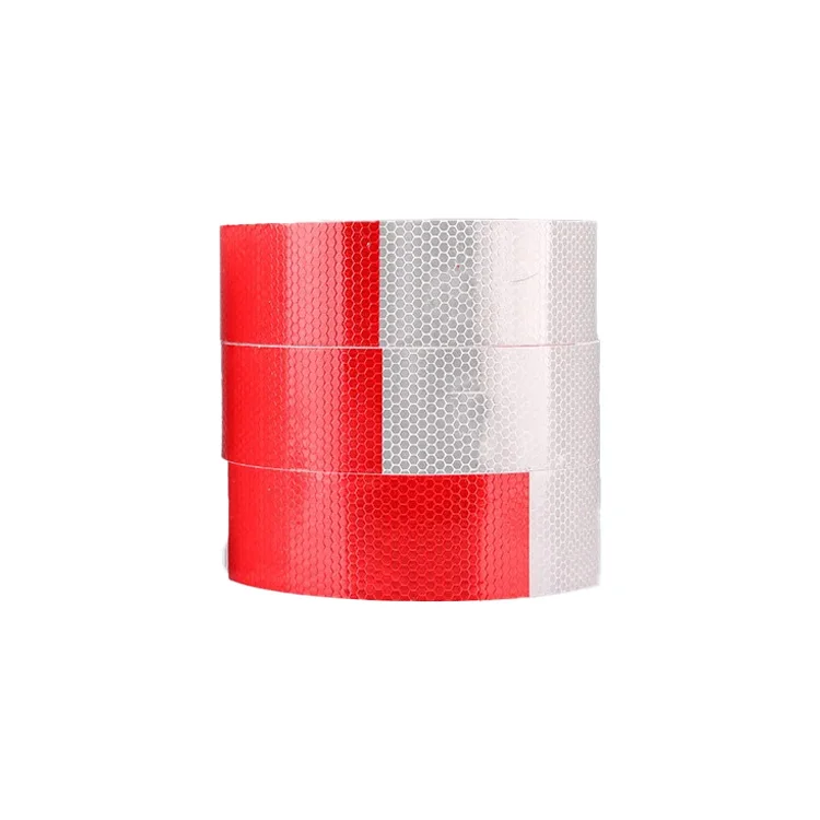 Reflector Sticker Red Reflective Safety Warning Tape Customized Reflectance Conspicuity Adhesive Reflective Tape