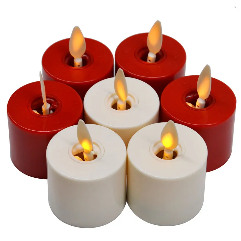 Design Your Own Electric Candle Mini Tea Light Flickering Flameless Electric Candle