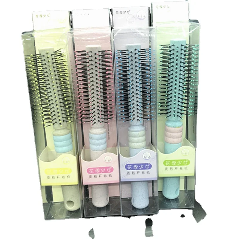 Girl line Korean style straw color curly hair and household wheat fragrant roll comb