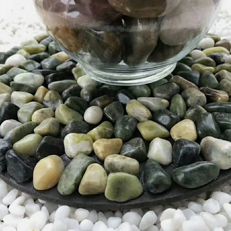 
Polished Black Natural Stone Rocks for Decoration 
