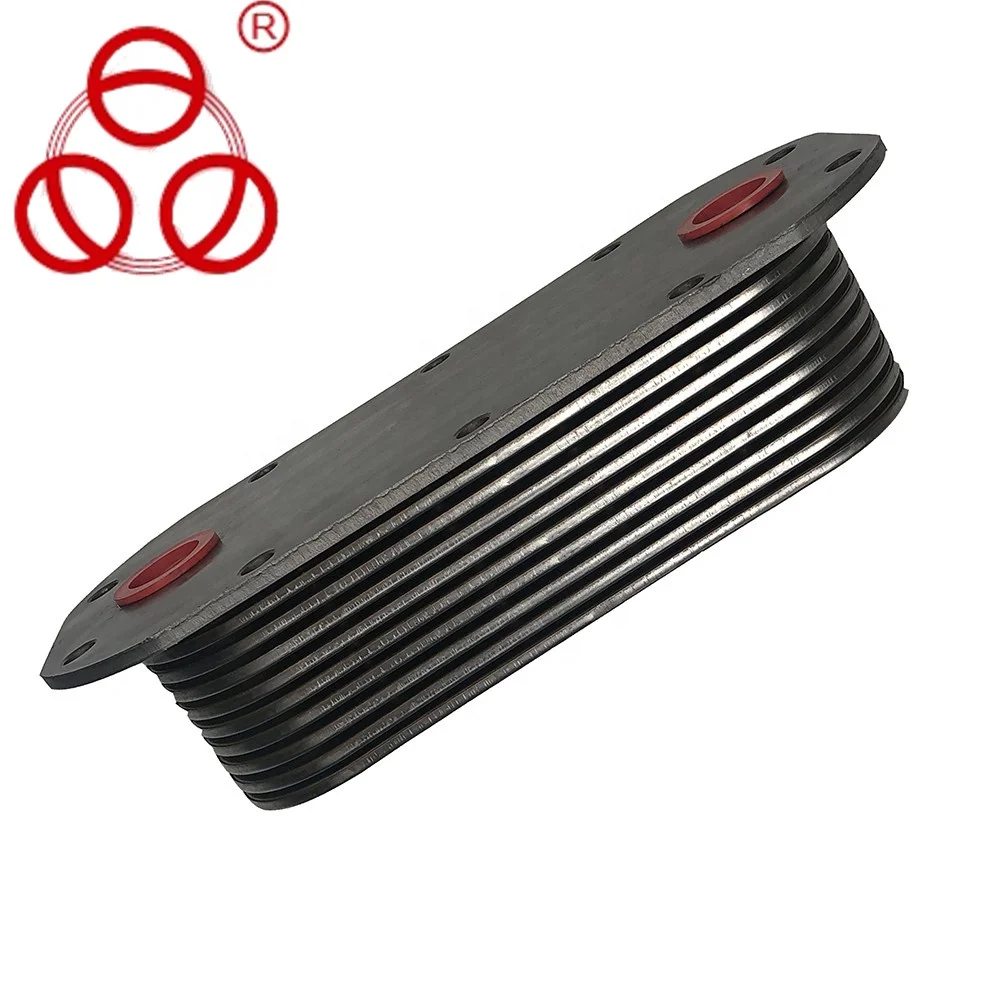 Auto diesel engine Cooling system parts truck oil water air cooler 23522416 10 11 14 16 plate used for Detroit Diesel Series 60