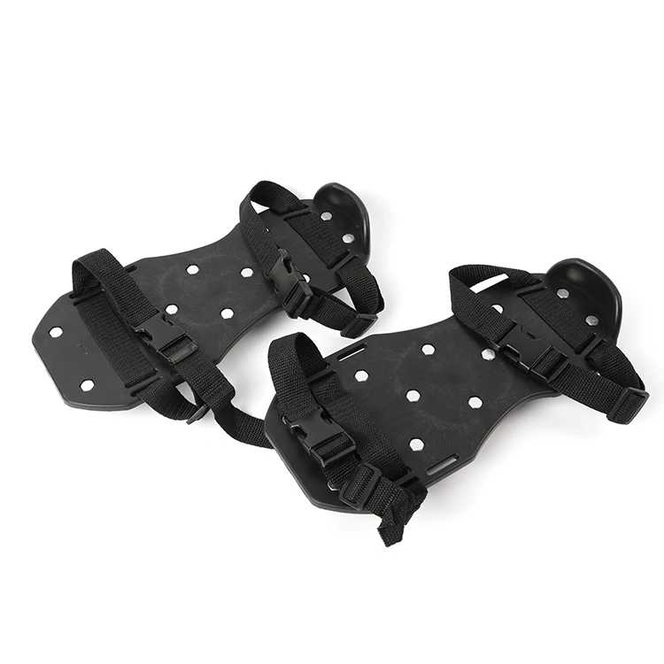 12In Heavy Duty Adjustable Straps Aerating Lawn Aerator Steel Spike Shoes Sandal