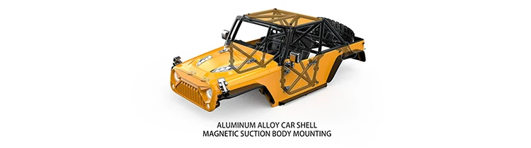 MJX H12Y+ 1/12 Brushless Motor Metal Accessories Climbing Off-road Truck Scale Remote Control Toys Car