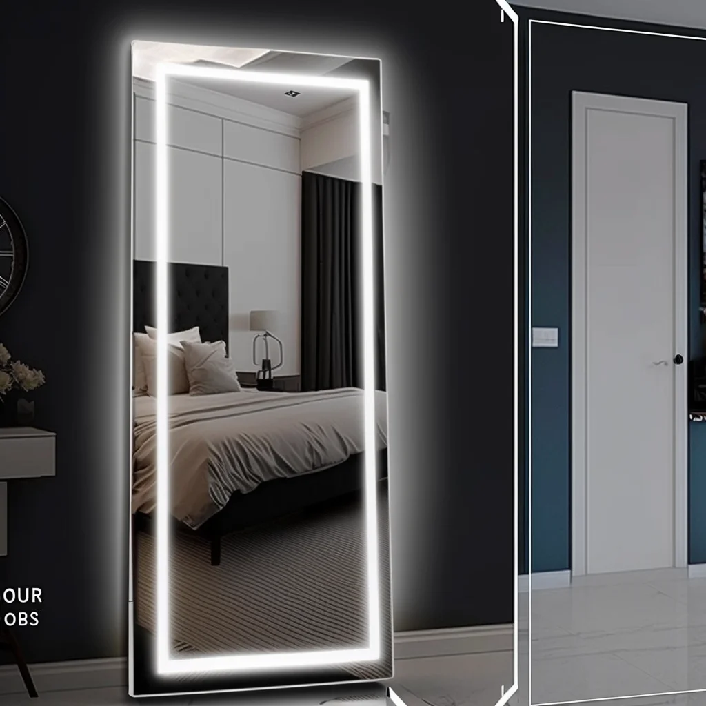 Supply Design Decorate Bathroom Rectangular Bathroom Full Length Mirror Wall Large Bathroom Mirrors With Tv 18.5/21.5/27
