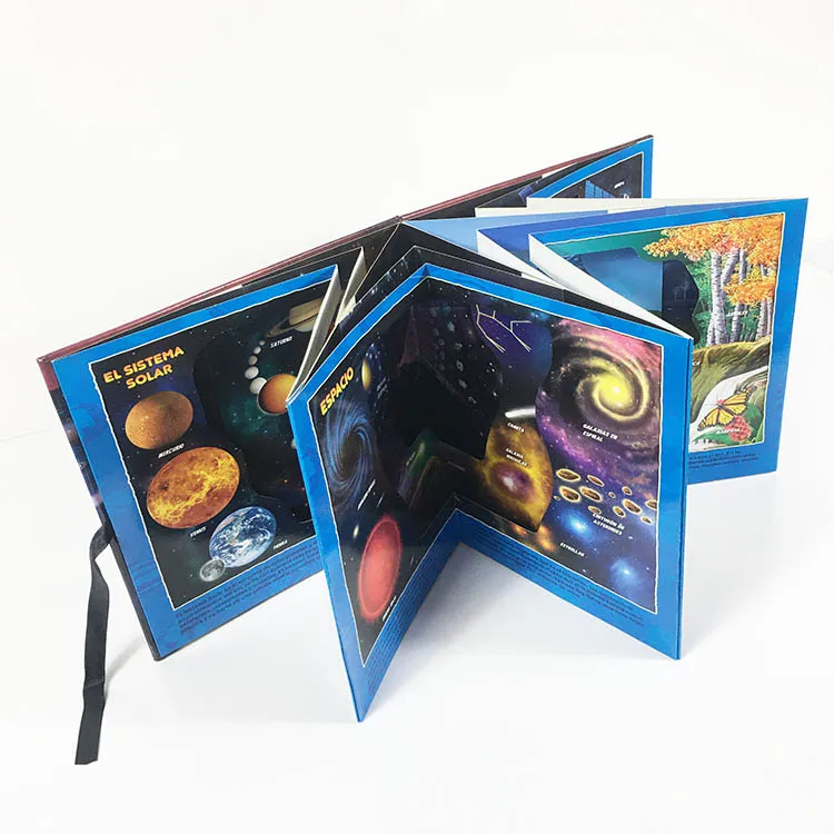 High Quality Custom Hard Cover Kids Fun Book Factory Wholesale 3D Effect Flip Pop Up Cardboard Book for Children Offset Printing