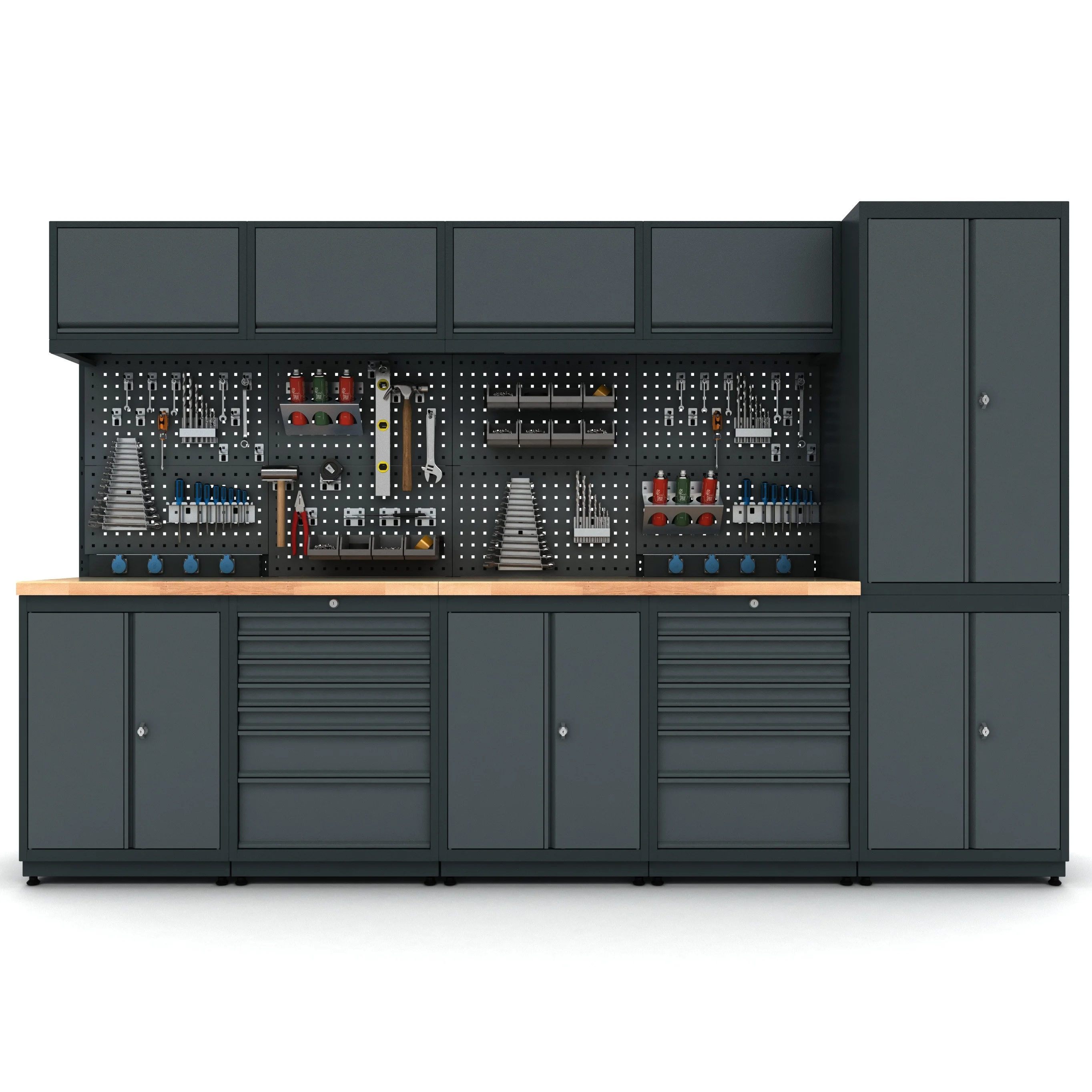 Modular Tool Cabinet System for Mechanic Garages