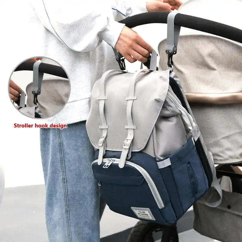 Fashion New arrival Hot sell waterproof luxury diaper bags travel baby bags for mothers diaper bags with USB
