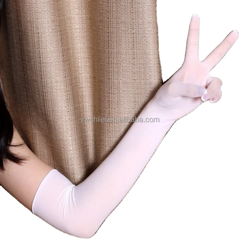 Женские ультратонкие прозрачные бесшовные нейлоновые перчатка