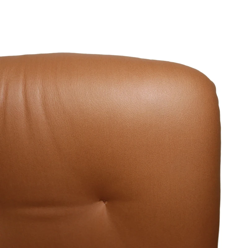 OEM Living Room Armchair Lounge Chair pu Leather Metal Base Leisure Cafe Chair for dining table Swivel Hand Chair sillas comedor