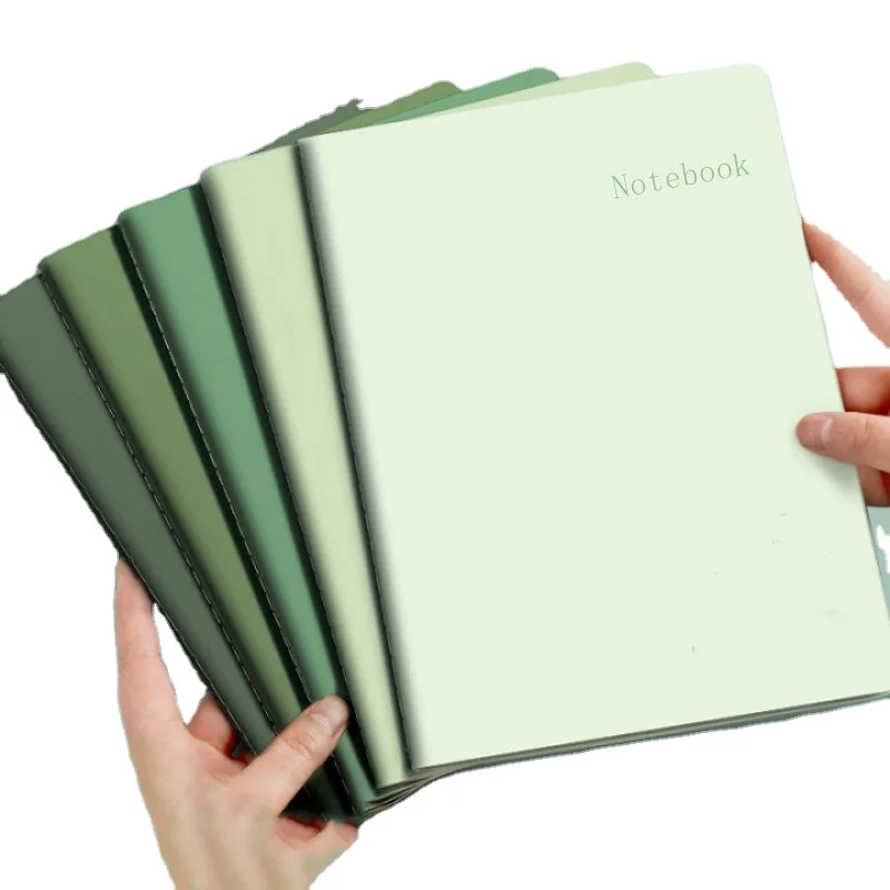 LABON Custom Simple Style Notebook Thin Inner Pages Records Saddle Stitched Sewing Diary Sketchbook