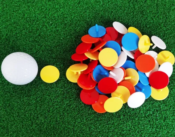 Ready to ship  Mix Colour 25mm Plastic Golf Ball Marker Ball Position Marker
