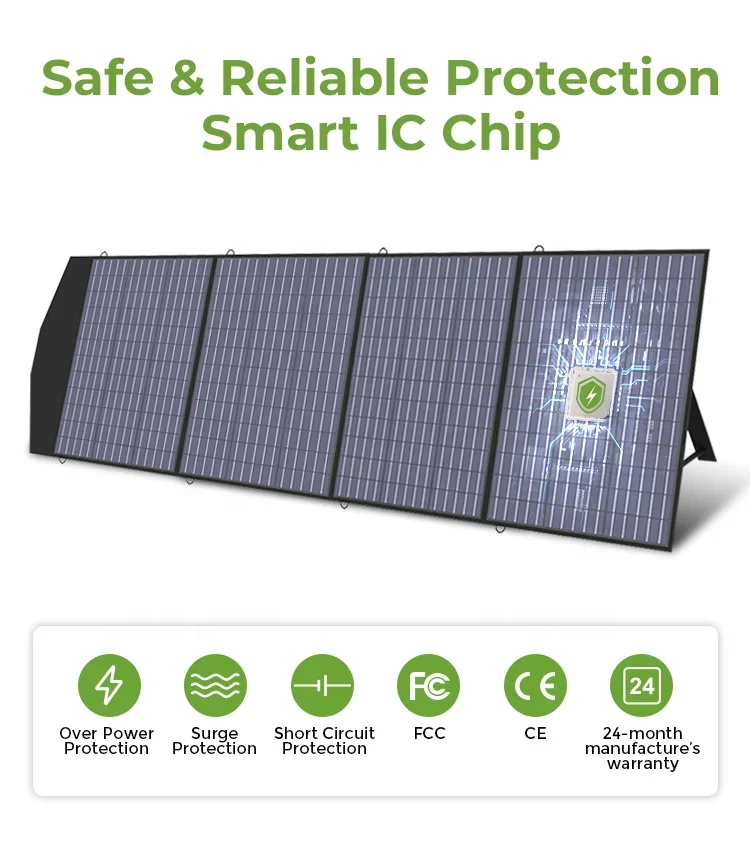 Outdoor camping portable folding panels solar kits 60w sun power solar generator solar panel foldable 60w Power Pack bag