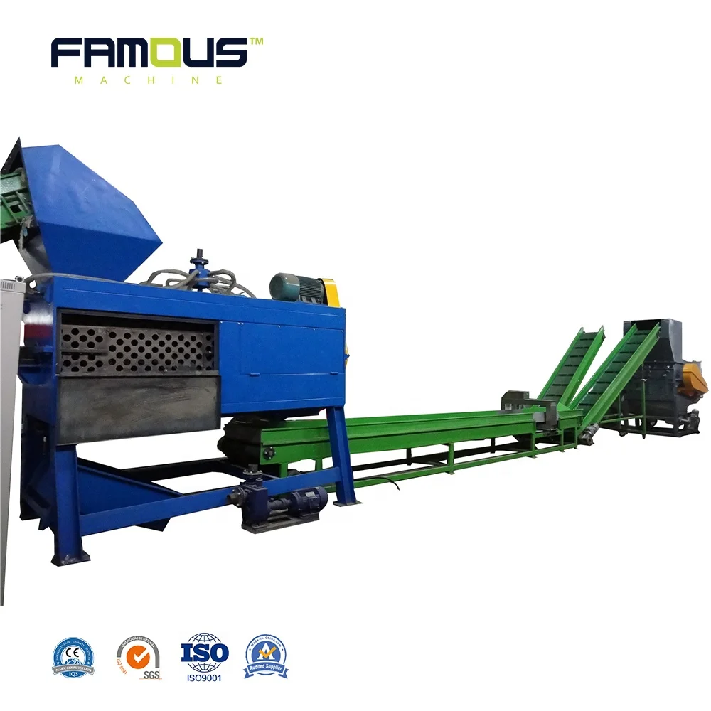 Hot Sales PET Bottle Washing Line PP PE Washing Line Recycled Plastic Washing Line