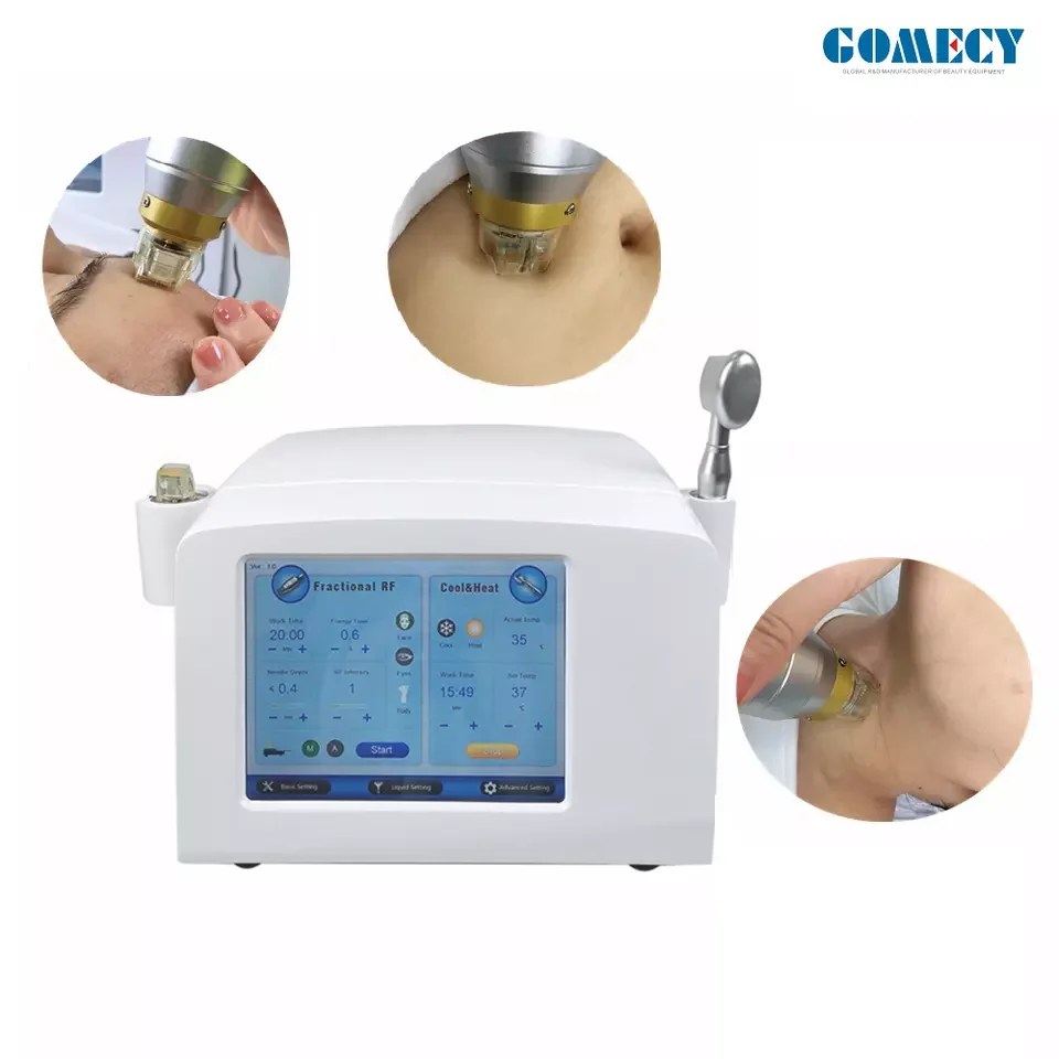 2024 Facial wrinkle removal Portable face lift fractional micro needle machine rf microneedling professionne
