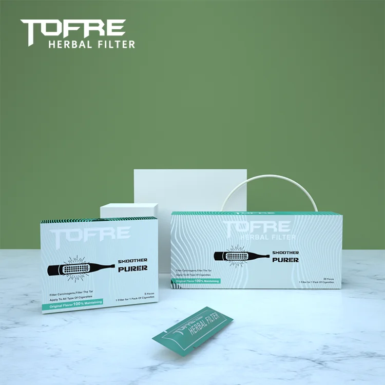 Tofre Manufacturer Supply Best Smoking Filter Reusable Cigarette Filter Tips Extra Filter For Cigarette