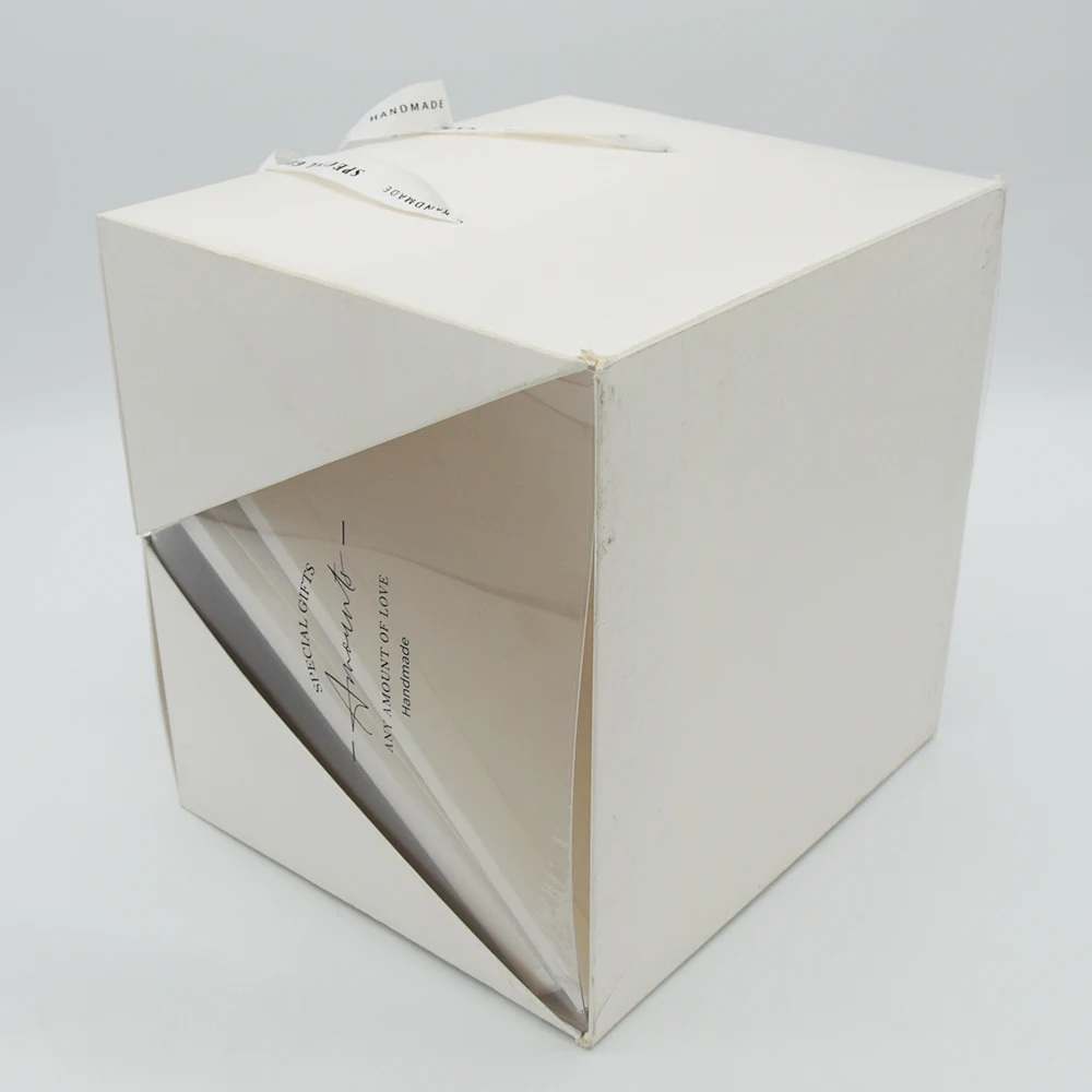 Custom Printed Logo Cake Boxes Packaging Bakery Fried Chicken Bento Cake Box With PVC Window