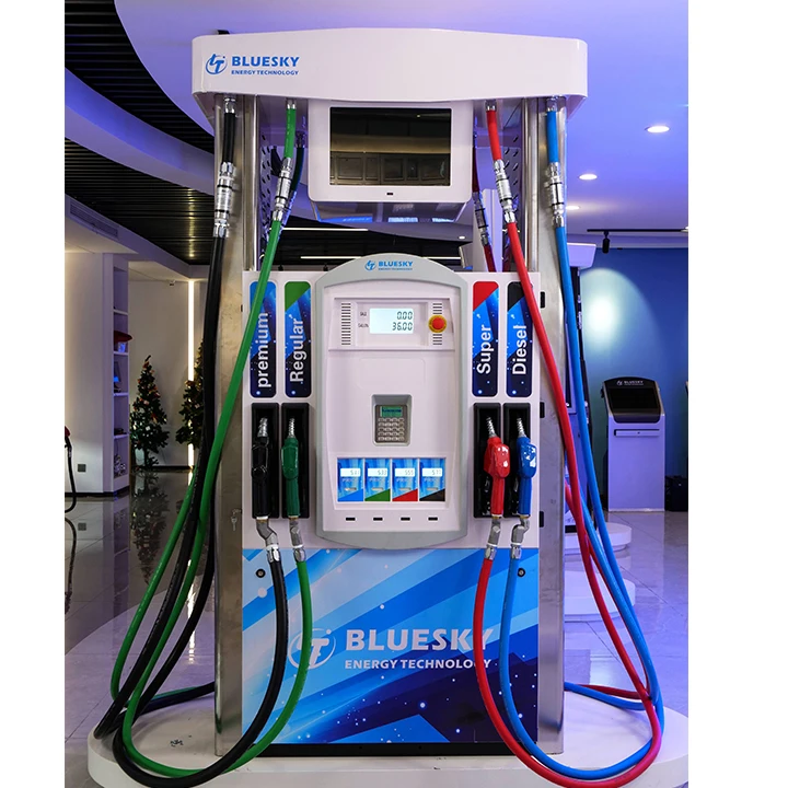 Bluesky Electric Mechanic Novelty Fuel Dispenser 2 Nozzle Fuel Dispenser Smart Fuel Dispenser