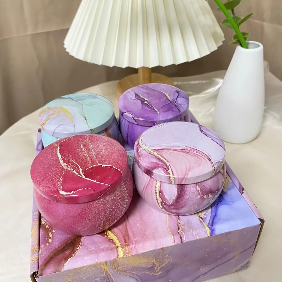 Hand Made Luxury Soy Wax Candle Aromatherapy Jar Container Scented Soy Wax Desert Candles