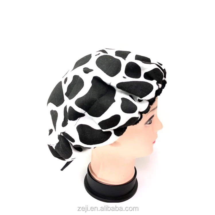 
Hair Treatment Cap Heated Hair Salon Cap Flaxseed Microwave Thermal Portable Condition Hair Cap Hot Cold Packs Bonnet 