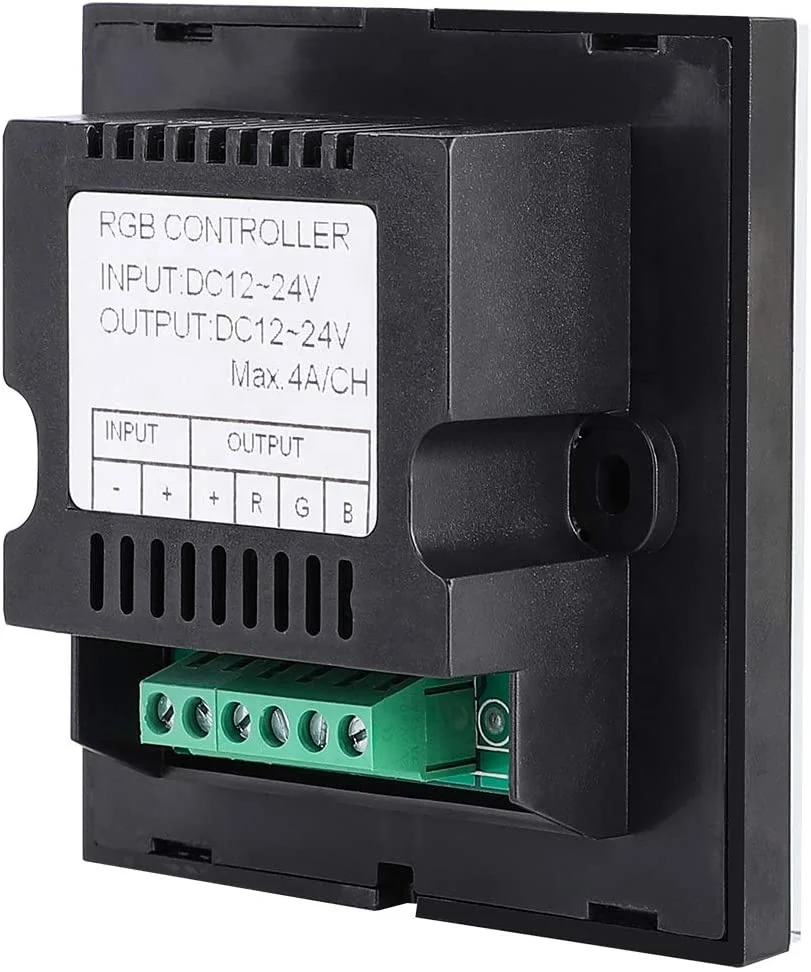 Панель управления светодиодными лампами RGB стеклянная сенсорная панель настенное крепление диммер светодиодами для светодиодных ламп SMD 5050