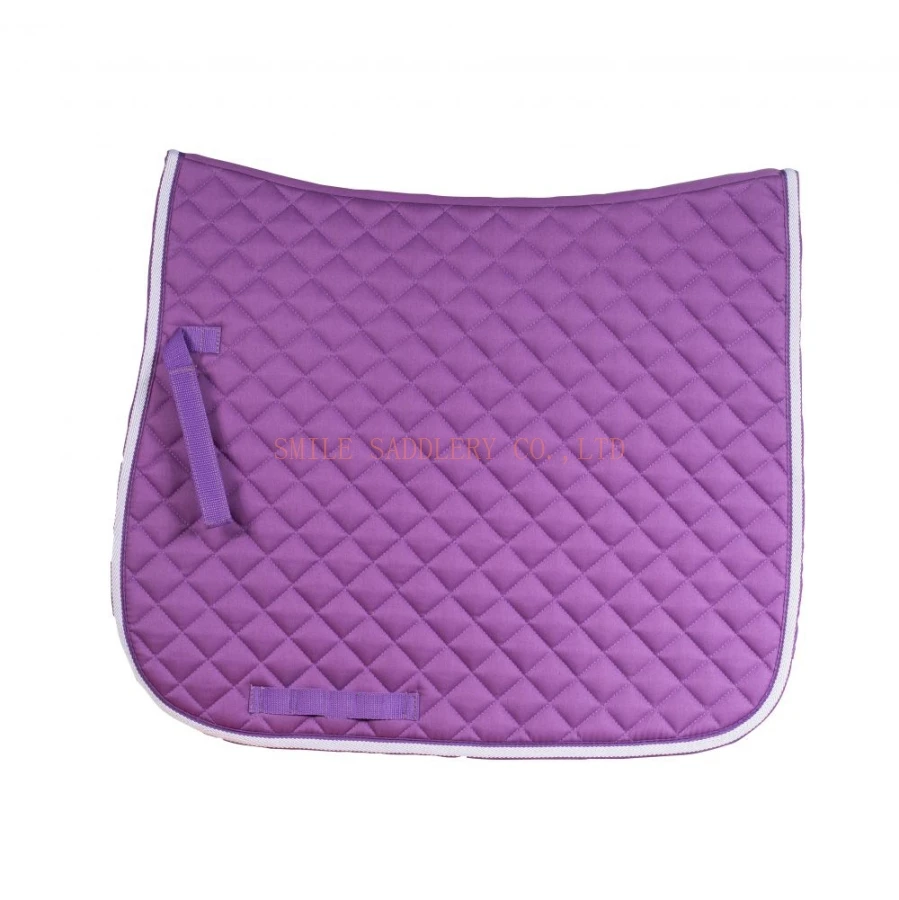 Customization Satin  Memory Foam Dressage Pad Saddle Pad Factory price OEM Western Pad