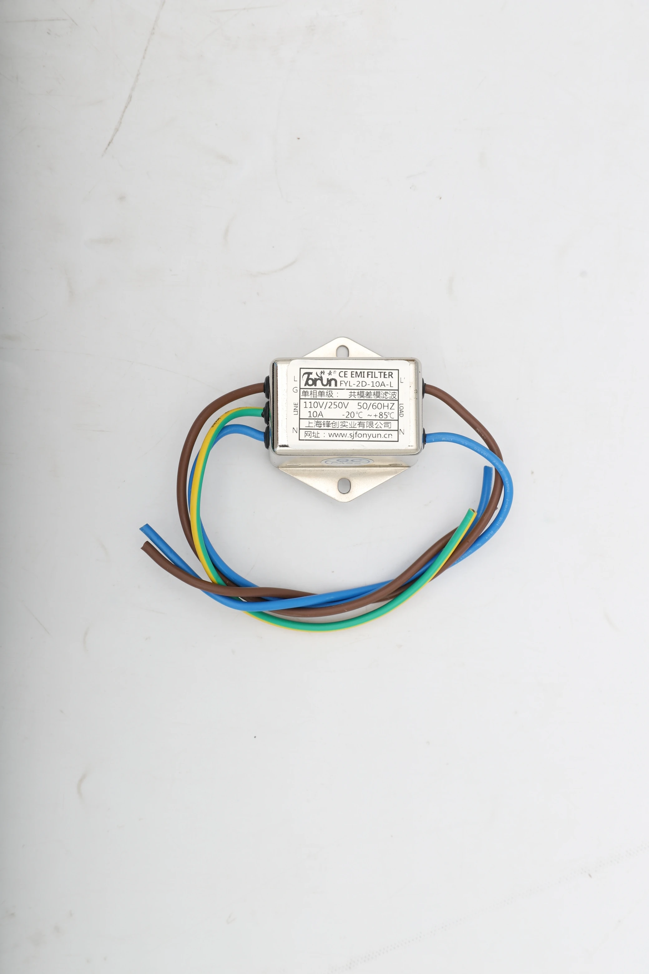 Fonyun Lead filter Power supply single phase AC EMI filter Power Line Filter