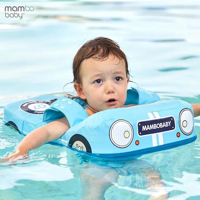 Mambobaby 2022 new design car toddler infant  waist baby float for swimming pool bathtub babyspa seashore