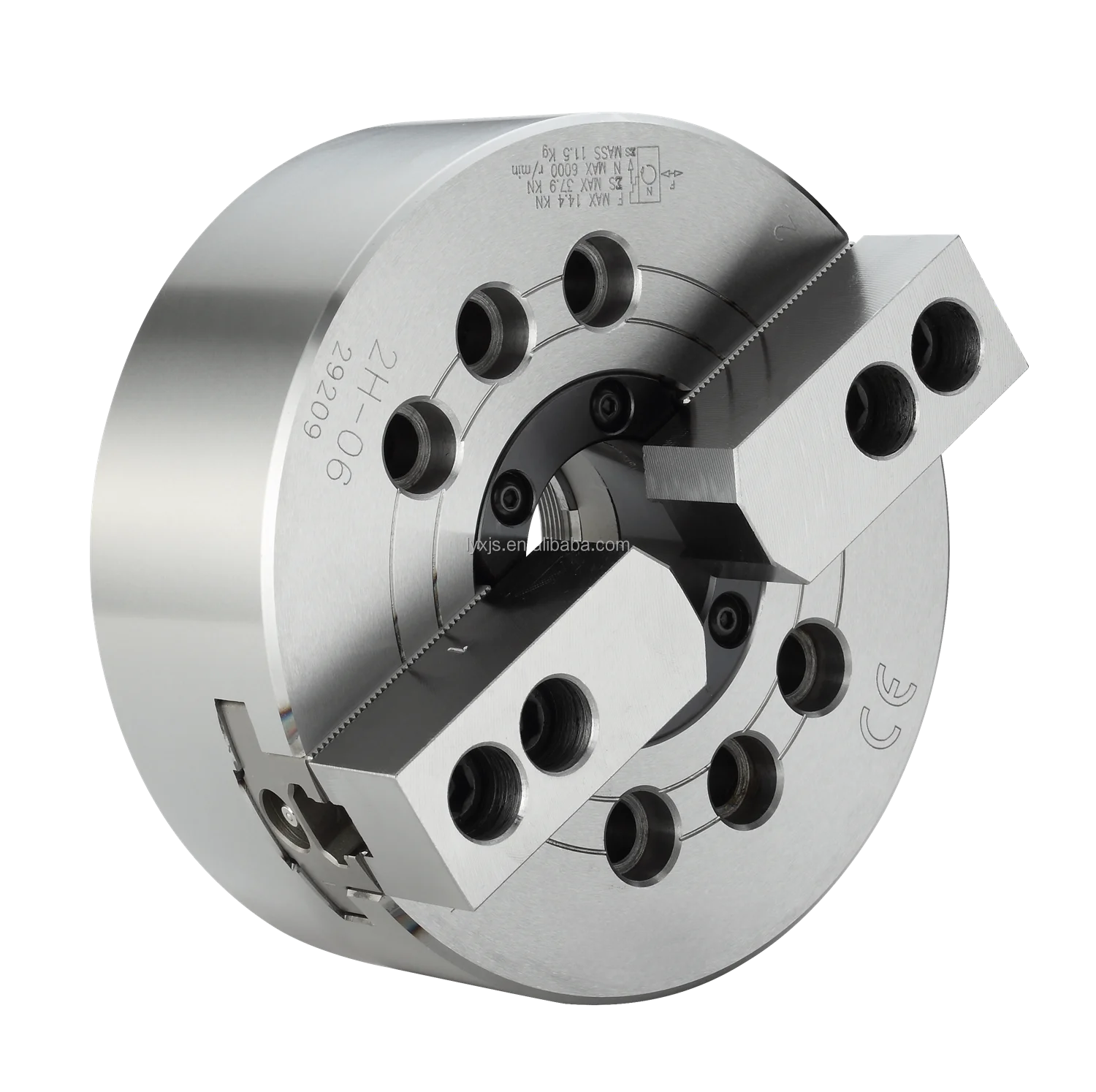 OPBT-206 2 Soft-Jaws Lathe Chuck Hydraulic chuck 2 jaw A2-5 Nose of Spindle lathe chuck