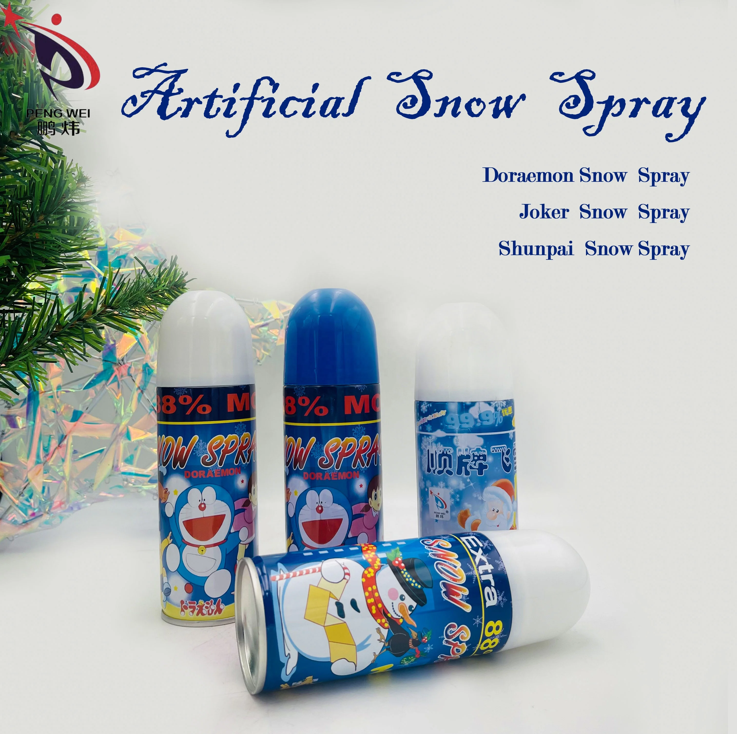 Snow spray Artificial snow party  foam Doraemon snow spray Christmas Celebration Spray carnivals foam