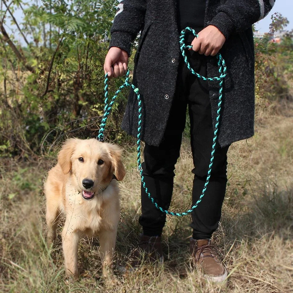 Factory New Arrivals Paracord Dog Collar and Dog Leash For Outdoor Activity