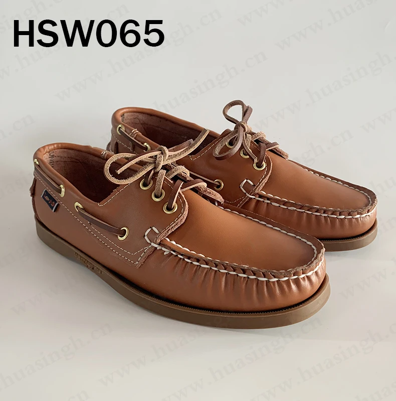 LXG,China factory wholesale two-eyes style men women penny shoes casual walk flat brown peas shoes HSW065