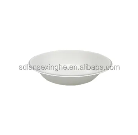 Biodegradable  23Oz 680l Round Sugarcane Fiber Pulp Sugarcane  Bagasse pulp Bowl