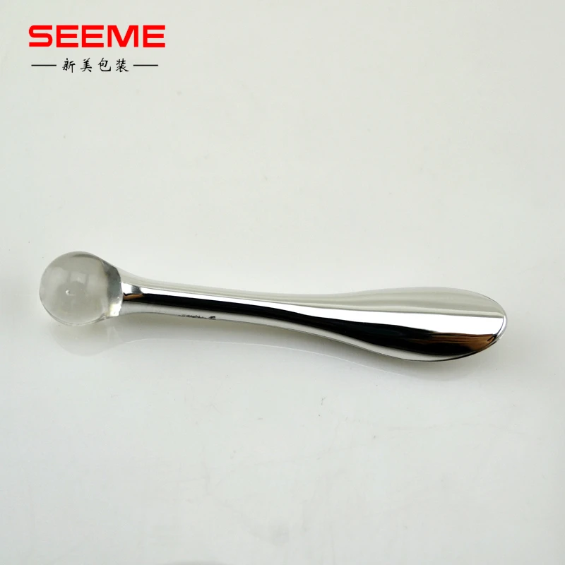 
Good quality mini makeup plastic acrylic cosmetic spoon spatula 