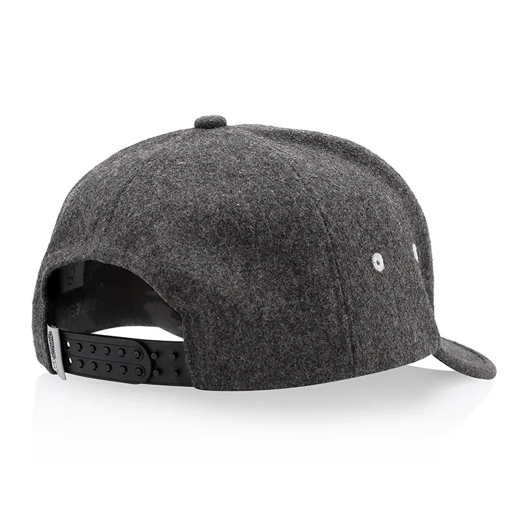 
Winter Dad Warm Wool Hat Felt Fashion Thickened Cotton Flat Brim Snapback Wool Baseball Hat Caps 