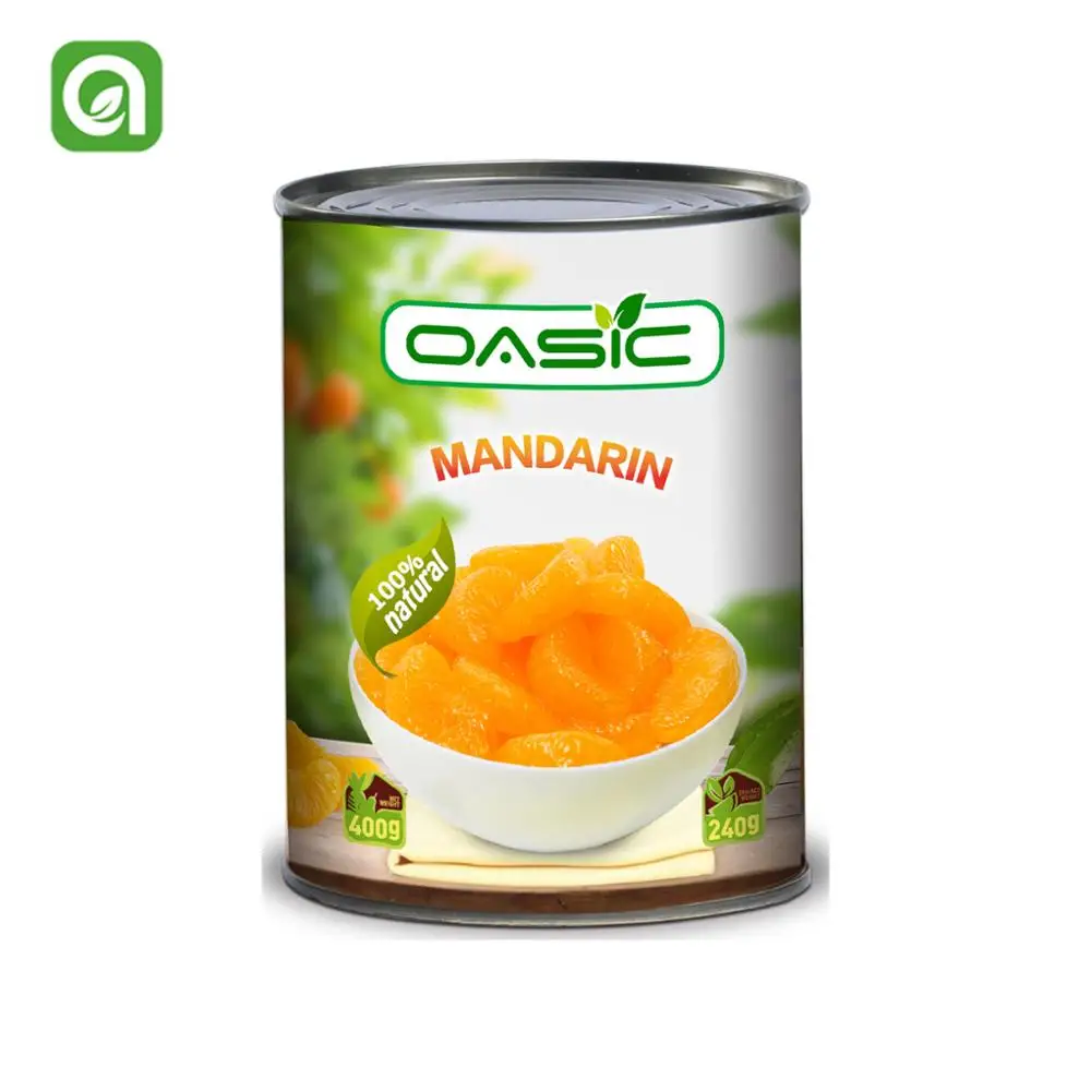 Hot Sale High Quality Canned Mandarin Orange Juicy and Sweet Fruit in Syrup in Can