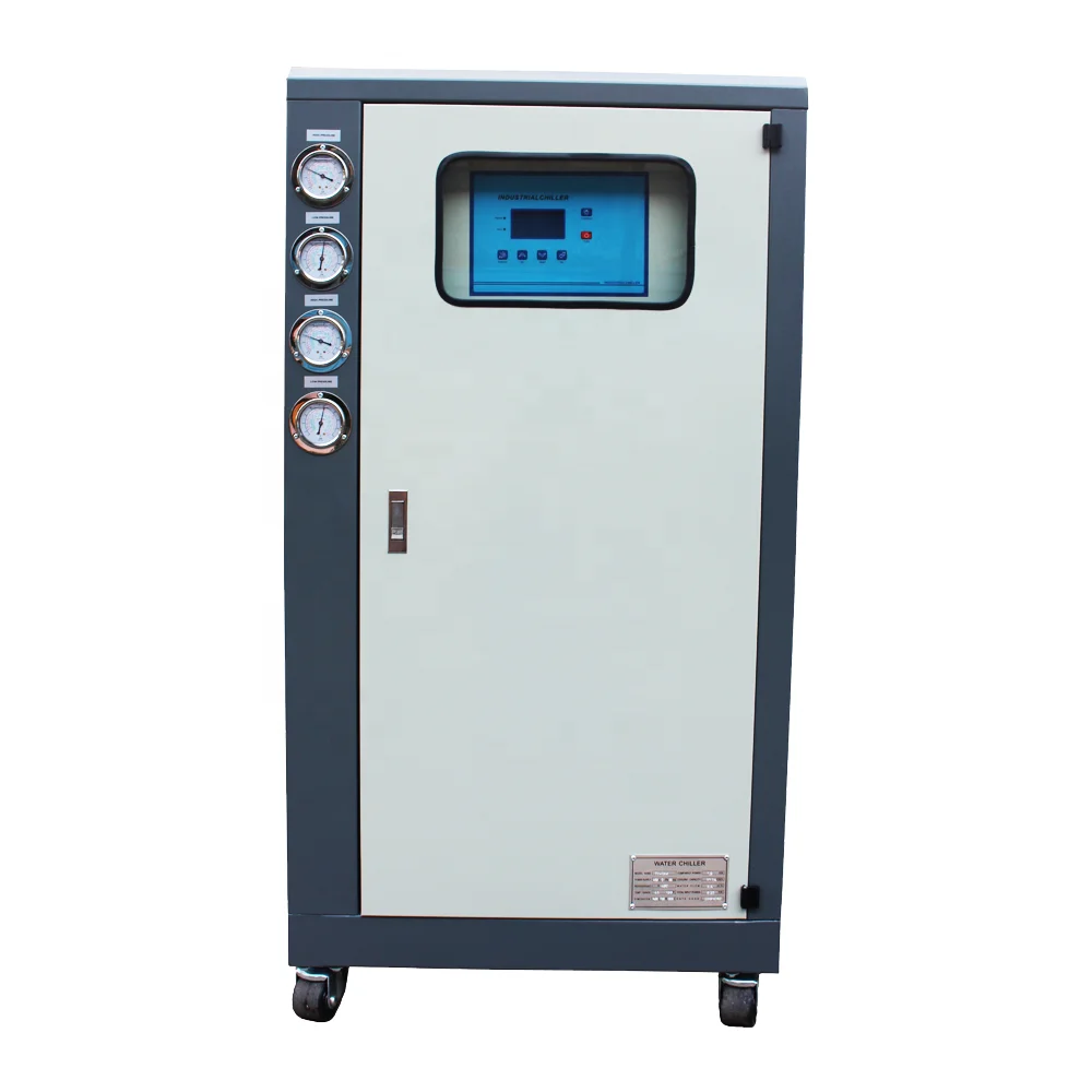 
refrigeration equipment 10.5 kw power rating water cooled industrial chiller with screw compressor box chillers 
