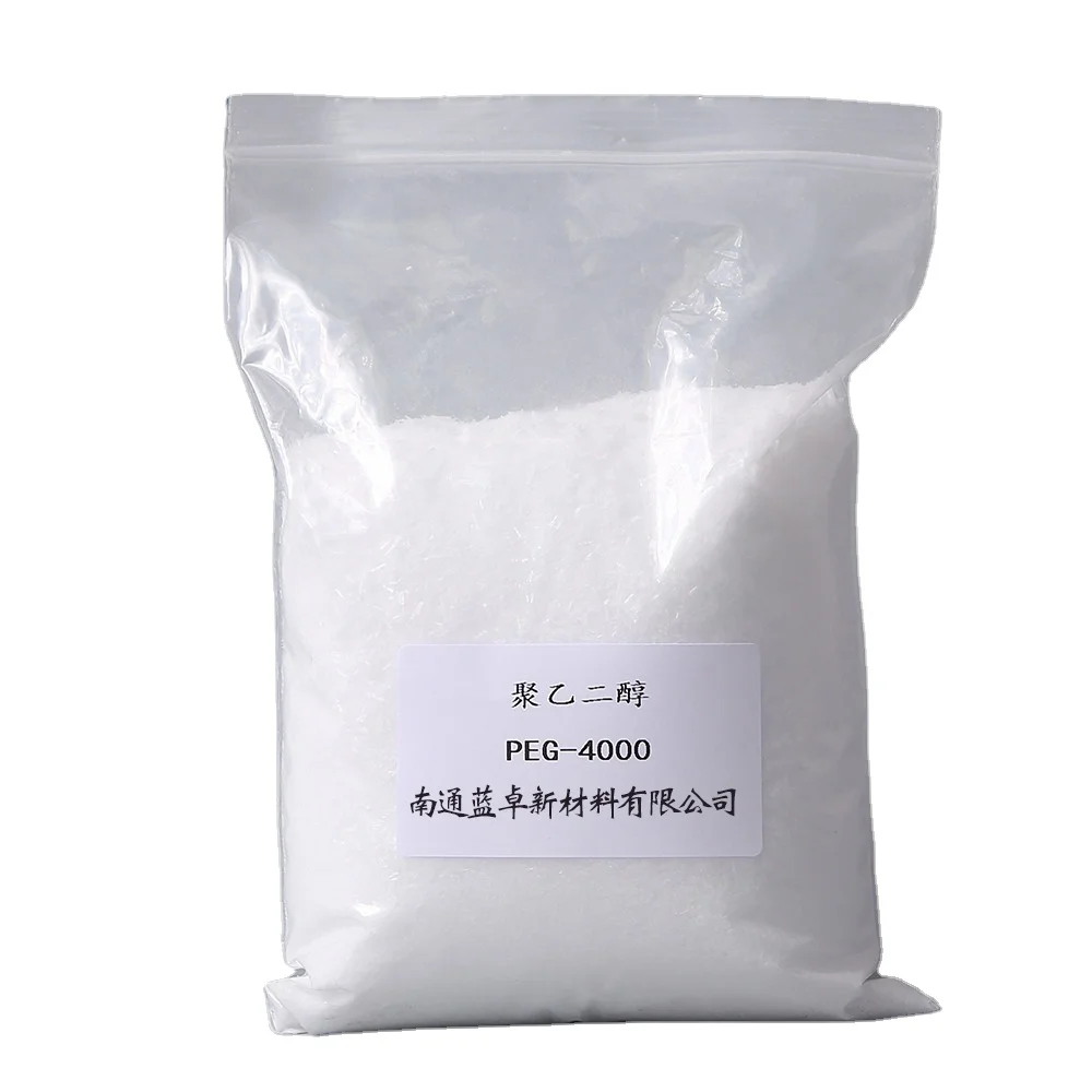 High Quality Hot Sale Poly Ethylene Glycol PEG 4000 PEG4000 For Wetting Agent