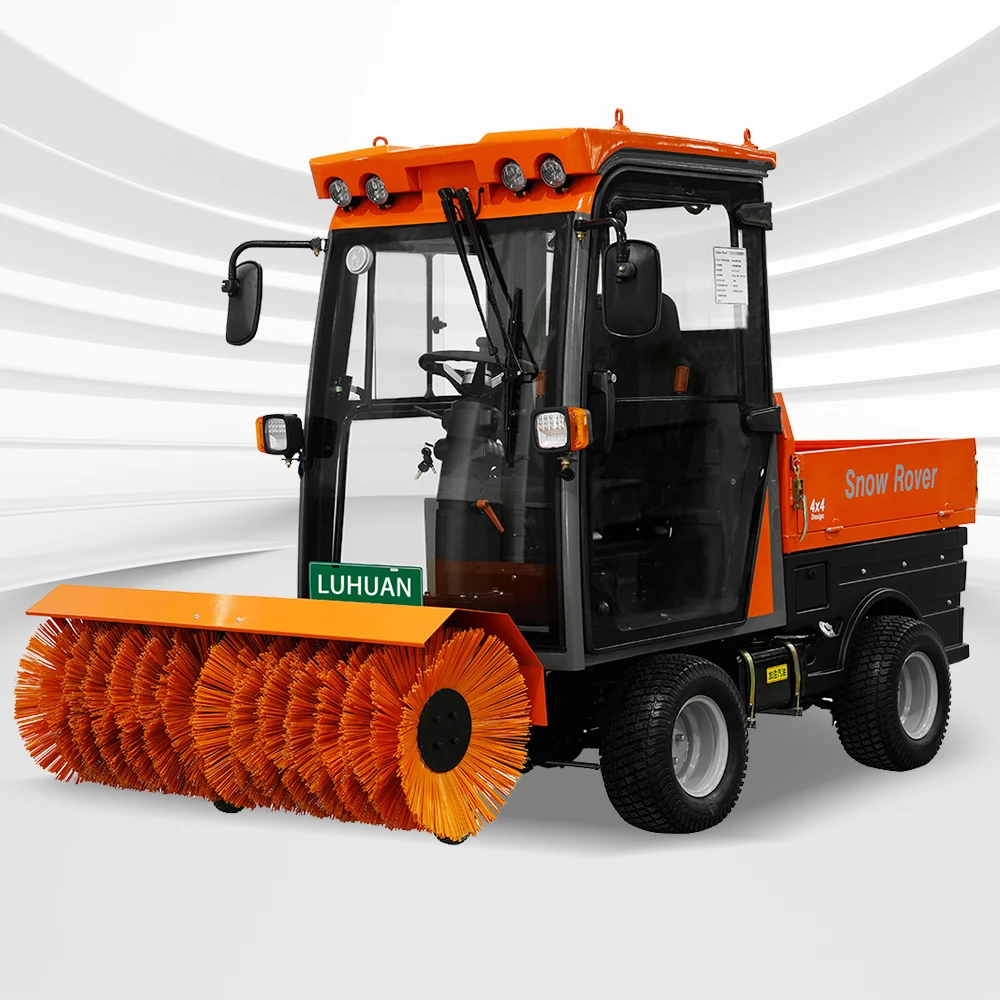 Cab Snow Sweeping Vehicle Snow Specific Snowplow Snow Sweeper Machine Wheel Snowblower