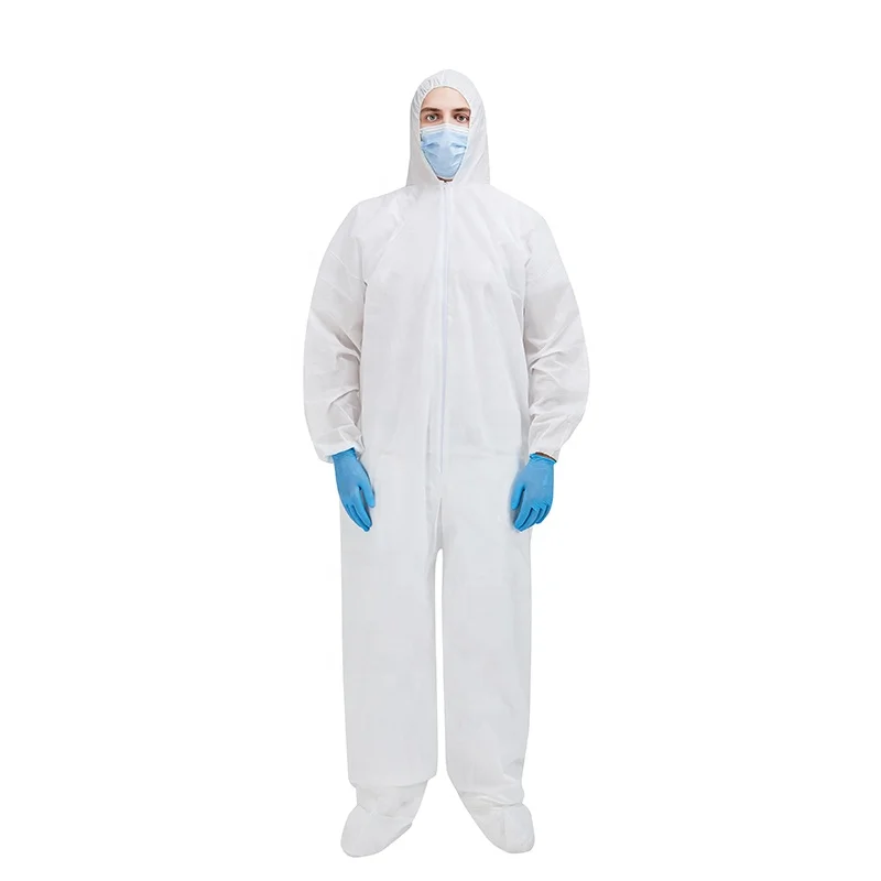 wholesale red disposal coverall PP SMS  disposable protect gown for painter