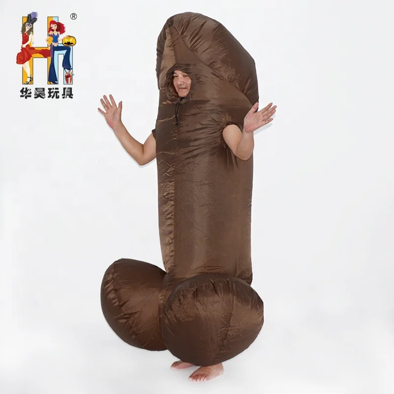 Забавный мужской надувной костюм HUAYU для мальчишника, надувные костюмы для косплея, надувные взрослые Размеры