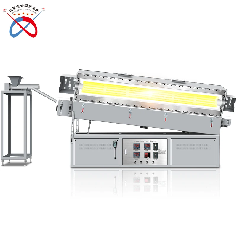 Powder Sintering High-temperature Electric 3 Zone Tube Furnace