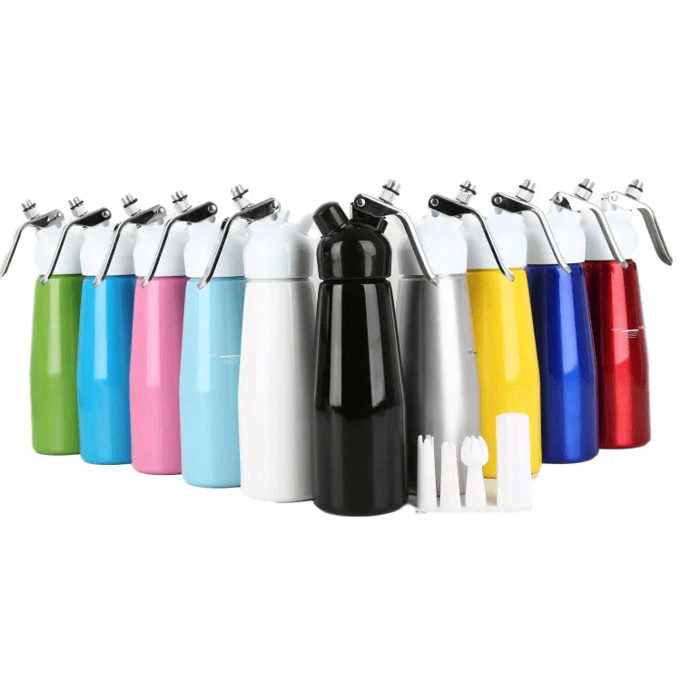  AA648 500ml Aluminum Whipped Cream Dispenser Pint Gourmet Whipper Fresh Butter Foamer