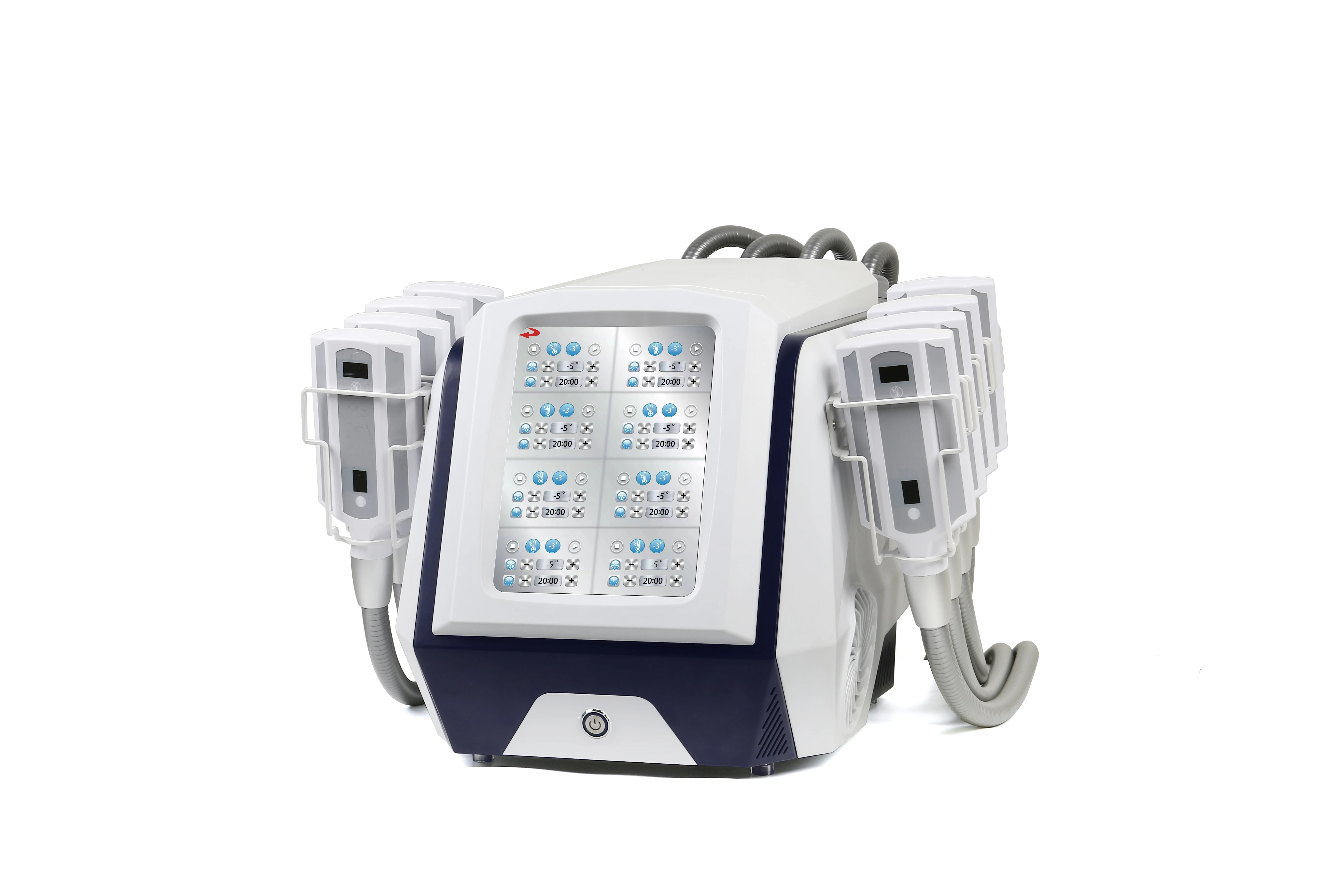 Hot Selling Vertical Body Slimming Machine Cryo Fat & Cellulite Removal PC Material Lipolysis & Weight Loss Double Folding Belly