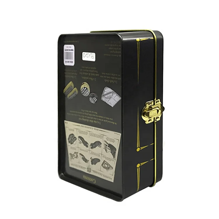 High-end luxury gift precious food packaging tin box with lock-4.jpg