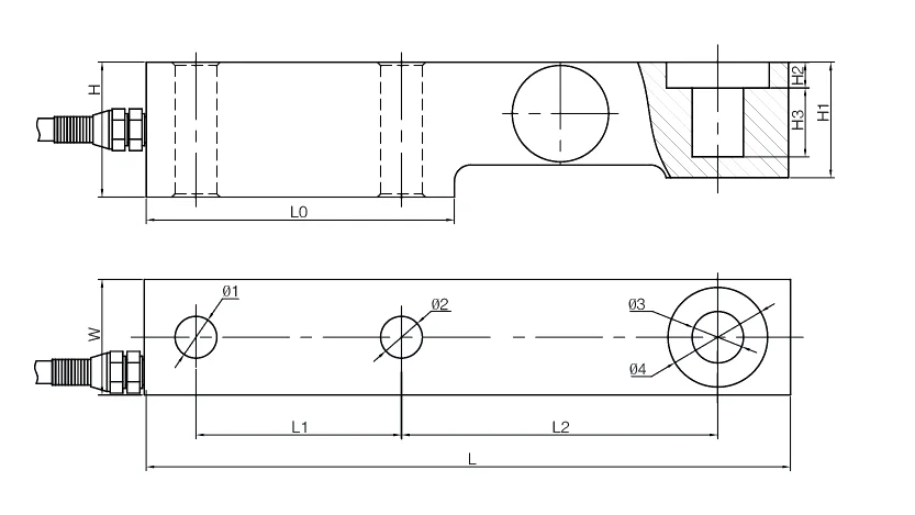 shear beam load cell  hooper scale platform scale