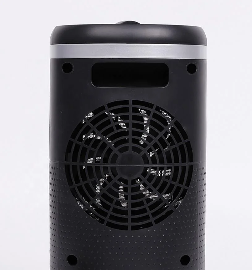 1500W Ceramic Heater PTC Portable Desktop Freestanding Ventilation Lighting Remote Control Tip-over Protection Living Room