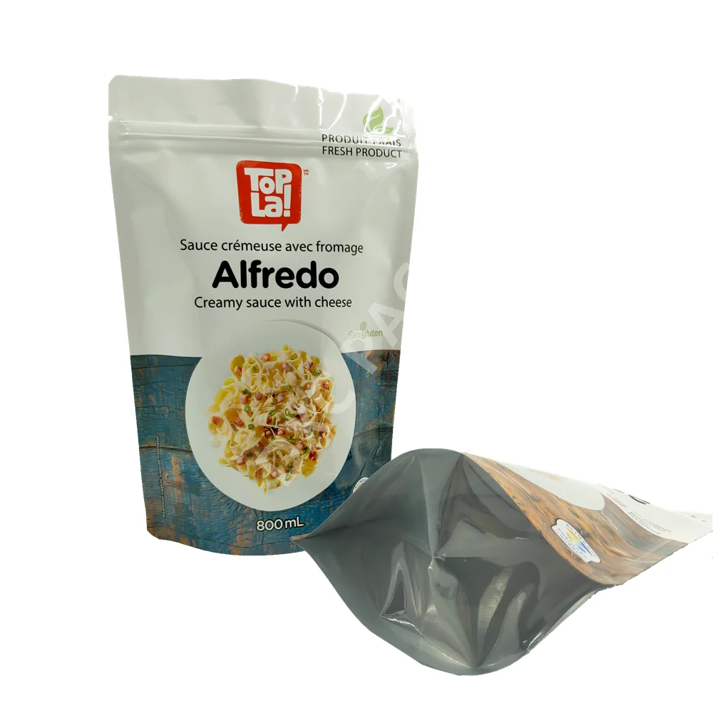 Snack Leche en polvo completa Stand-up Plastic Pouch Bag With Customized Printing